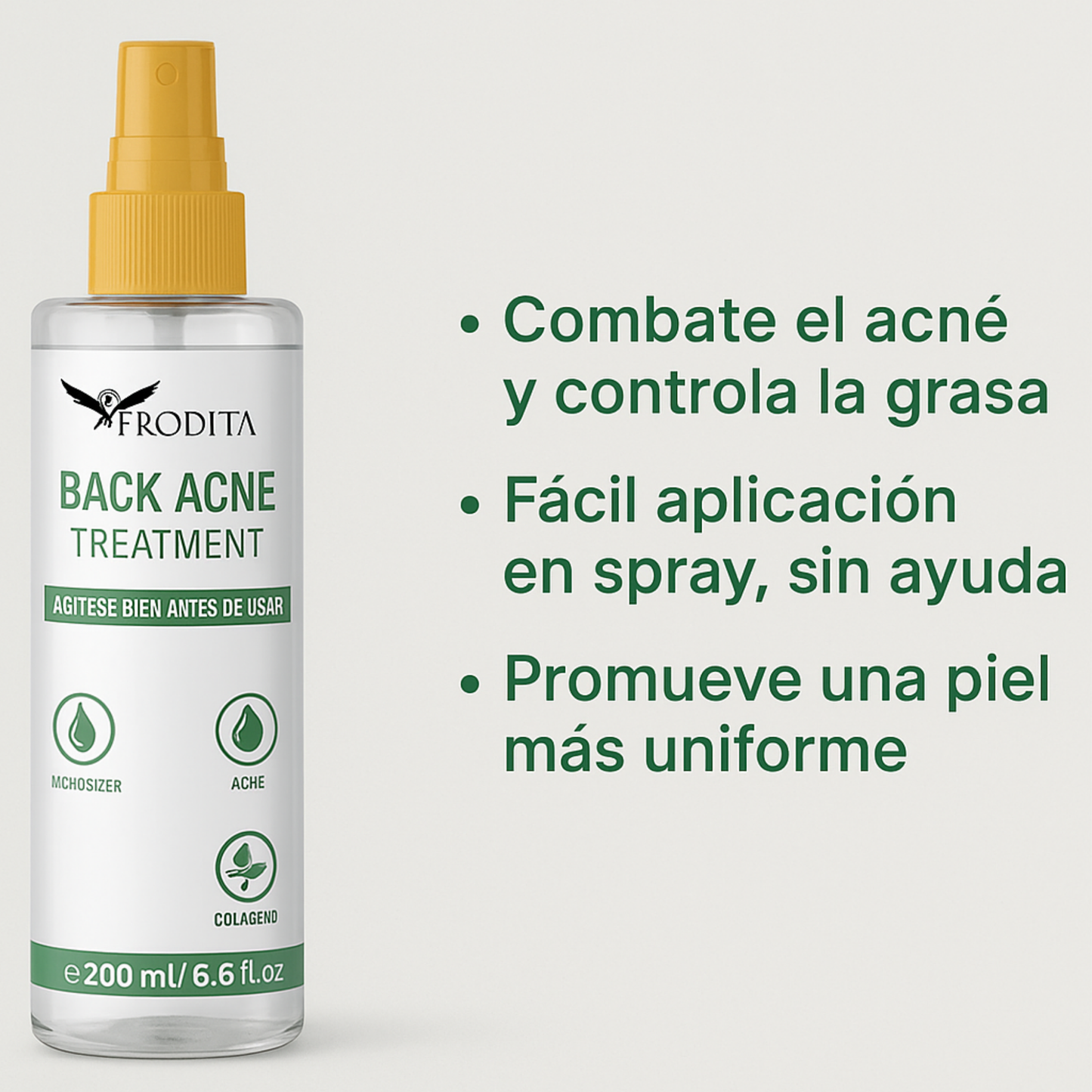 SPRAY BACK ACNE - Luce tu espalda sin acné y sin complicaciones